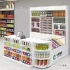 Vitrina Exhibidora de Cigarrillos Gabinete para Cigarrillos Tienda de Conveniencia Mostrador de Cigarrillos Esquina de Supermercado Gabinete para Cigarrillos y Vino Vidrio Templado Gabinete Integrado para Cigarrillos en Caja