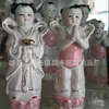 Chico Dorado y Chica de Jade, Artículos Funerarios, Adornos para el Salón de Ancestros Sacrificio del Festival Qingming Fábrica de Suministros Funerarios de Cerámica Hombres y Mujeres Niños