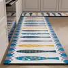 Tapete de Piso para Cozinha Antiderrapante à Prova de Óleo Sem Limpeza Absorvente de Lama Diatomácea Tapete para Pés Anti-Sujeira e Anti-manchas em Forma de L