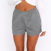 Estação Independente Amazon Verão Novo Calça de Moletom Espelho Cruzado Europeu e Americano Feminino Yoga Fitness Shorts Esportivos Calças Casuais