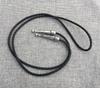 Tendencia casual corbata bolo corbata polo accesorios DIY hebilla deslizante de metal chasis con colgante grabado cuerda de cuero