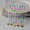 Feb pegatina de uñas de garra de gato linda relieve adhesivo 5d nueva pegatina de uñas de gelatina linda joyería de uñas lote
