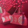 Nova caixa de doces de casamento caixa de doces chinesa loja de casamento especial saco de doces de mão caixa de fita de presente de mão