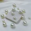 Pendientes de Perla de Imitación Swarovski Perforados por la Mitad Perlas Blancas Australianas de Alta Calidad Perlas de Oro 650 3-8mm 10mm 14mm Perlas de Concha Cuentas Redondas