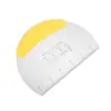 Cortador de fideos semicircular de acero inoxidable personalizado con escala, raspador de harina para cortar masa de fideos para hornear