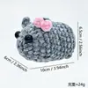 Venta Caliente Transfronteriza Hámster Triste Crochet Transfronterizo Explosivo Muñeca de Crochet de Hámster Triste Muñeca Emocional