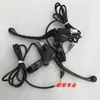 Manete de freio de mão para patinete elétrico manete de freio que desliga a energia para carro modificado de patinete elétrico manete de freio de linha de freio a disco