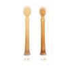 Cuchara suave de silicona para alimentación de bebé, silicona de grado alimenticio, cuchara para suplemento alimenticio, directamente de fábrica, en stock, cuchara para que el bebé coma de forma independiente