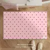 Alfombrilla de Baño Color Crema con Forma de Estrella Estilo Coreano, Alfombrilla para Pies de Baño Doméstica de Tierra de Diatomeas de Alta Apariencia, Alfombra Absorbente de Agua Antideslizante