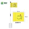 Golf asta de bandera verde desmontable combinación asta de bandera verde de práctica traje de asta de bandera verde suministros de golf asta de bandera verde copa para hoyo