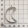 Marco Geométrico Hecho a Mano DIY Aleación Hueca Resina Colgante Forma de Corazón Gota de Agua Forma de Estrella Colgante Accesorios de Joyería