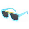 Gafas de Sol para Mujer, Modernas, Cara Grande, Aspecto Adelgazante, Gafas de Moda de Alta Gama, Gafas de Sol para Conducir para Hombre 131 Rt062