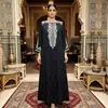 Transfronterizo de Alta Gama 2026 Verano Europeo y Americano Nuevo Vestido Largo Bordado con Pedrería Vestido Elegante para Mujer Comercio Exterior Estilo Palacio