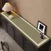 Mantel individual estilo francés para aparador, largo, impermeable, lavable, tapete protector para tablero de mueble de TV, tapete a prueba de polvo para mueble de entrada
