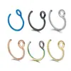 Amazon Set Combinado Pinza Nasal Un Lado Gancho de Pesca Anillo Nasal Pinza para Labios Acero Inoxidable Joyería para Piercings Tachuela Nasal Estilo Exótico