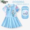 Traje de baño infantil 2024 Nuevo Elsa Princesa Secado Rápido Niñas Elsa Una Pieza Más Pantalones de Seguridad Traje de Baño Traje de Baño