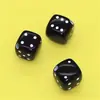 Cuentas espaciadoras acrílicas de 8 mm con agujeros, forma de dado cuadrado, se venden a granel, para hacer joyería DIY, manualidades de pulseras y otros proyectos hechos a mano
