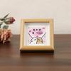 Mini Pequeño Hueco 520diy Pequeño Regalo Adornos de Escritorio Marco de Fotos Pequeño para Amigos Hombres y Mujeres Regalo del Día de San Valentín Mesa