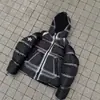 Jaqueta quente acolchoada espessa, casaco de algodão, peça de outer wear com capuz da moda para outono e inverno, nova jaqueta de algodão para atividades ao ar livre, top para exportação