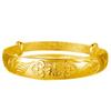 Pulsera de Bendición Dragón y Fénix Push-Pull Electrochapado al Vacío, Pulsera de Personaje Dragón y Fénix Estilo Étnico Retro de Bendición a la Moda