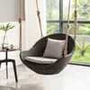 Cesta colgante para el hogar Silla de ratán Silla colgante para balcón interior Silla mecedora Silla cuna de celebridad de internet Hamaca para persona perezosa en el patio Silla mecedora exterior