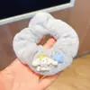 2026 Versión Coreana Lindo Scrunchie de Peluche Dibujo Animado Otoño e Invierno Goma para el Cabello Accesorio para el Cabello Diario Dulce