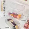 Caja de Almacenamiento de Escritorio Lista para Envíos Transfronterizos Acrílico Maquillaje Bocadillos Cesta Transparente Cuidado de la Piel Mascarilla Estante Organizador para Dormitorio