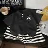 2026 Verão Bebê Gola Polo Novo Desenho Animado Fofo Manga Curta Crianças Estampado Moda Gola Camisa
