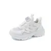 Zapatos Blancos Tenis para Niños Zapatillas Niña Zapatos para Correr 2025 Primavera y Otoño Zapatos de Malla Simple Zapatos Campus Papá