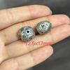 Cuentas espaciadoras antiguas de plata de Shanxi, estilo retro, cuentas de barril de plata cepillada, varios estilos, accesorios de juego literario DIY de plata Panax notoginseng