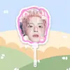 Hou Minghao Letrero Grande en Forma de Abanico para Recoger en el Aeropuerto Mercancía de Fan de Concierto Mismo Estilo de Tiktok
