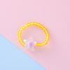 Anillo de Cuentas Adorno para el Pulgar para Niños con Elástico Ajustable Color Caramelo Estrella Lindo Adornos de Mano Venta al por Mayor en Stock