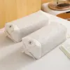 Nuevo Núcleo de Almohada de Trigo Sarraceno de Algodón y Lino Estilo Chino, Almohada de Trigo Sarraceno de Altura Ajustable, Protección de la Columna Cervical, Núcleo de Almohada de Trigo Sarraceno de Arco Invertido
