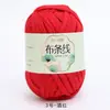 Línea de hilo de tela al por mayor de fábrica Hyun-A con gancho hecho a mano material DIY bolsa línea de tela de color al por mayor en stock