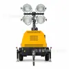 Veículo de Iluminação Móvel Tipo Elevatório Empurrado Manualmente para Inspeção de Fábrica, Construção de Estradas, Reparo de Emergência ao Ar Livre e Equipamento de Iluminação de Alta Intensidade para Emergências
