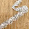 Encaje de Malla Nuevo Estilo Bordado por Computadora Poliéster Soluble en Agua Accesorios para Ropa de Mujer y Niños Recorte de Encaje DIY Fabricante Venta al por Mayor