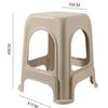 Tamborete de plástico para uso doméstico adulto engrossado Banco de plástico alto Cadeira de mesa de jantar Moda moderna Tamborete quadrado de plástico por atacado