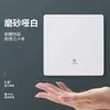 Tep Enchufe de Interruptor Blanco Eléctrico Internacional Tipo 86 Empotrado Panel de un Solo Interruptor de Cinco Agujeros 16A Aire Acondicionado USB Montado en Pared