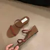 Sandalias de Cuña con Suelas Gruesas y Diseño que Aumenta la Altura, Nuevo Modelo Verano 2025, Diseño Único con Correas Delgadas para Mujer