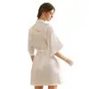 Robe de Noiva Transfronteiriço, Robe de Manhã, Camisola Feminina, Maquiagem de Casamento, Grupo de Madrinhas, Kimono de Casamento, Roupão