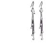 Pendientes Zhenrong de cuentas redondas puras bañadas en plata, pendientes largos con borlas estilo retro coreano de moda, accesorios para las orejas de mujer