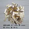 Amuletos de la Fortuna Simulados, Ábaco, Lingotes de Oro, Cacahuates de Oro, Frijoles de Oro, Mini Lingotes Metálicos de 1g, Amuletos de la Fortuna, Colgantes al por Mayor