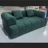 Sofá de Compresión, Puff Sofá, Sofá Comprimido al Vacío, Estilo Crema, Sofá Recto Sin Marco para Apartamento Pequeño