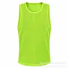 Chaleco de entrenamiento transpirable de malla para adultos y niños, chaleco de equipo para actividades de equipo de fútbol y baloncesto, disponible en varios colores