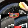 Kineshinex Kit de Reparación de Automóviles Pasta Renovadora de Piezas de Plástico Cera para Brillo Interior Removedor de Amarilleamiento para Vehículos Negros