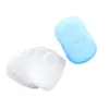 R138 jabón de papel para lavarse las manos desechable jabonera 20 piezas jabón en pastilla portátil para viajes suministros de limpieza al por mayor