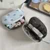 Bolsa de almacenamiento portátil para viajes Ins, multifuncional para maquillaje, cámara, cables de datos, cargador, linda bolsa organizadora para cámara de tarjetas