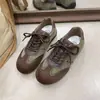 Zapatos de Entrenamiento Alemanes de Suela Plana con Bloques de Color para Mujer Zapatos de Mujer 2026 Nuevo Otoño Más Vendidos Zapatos Deportivos Casuales Estilo Retro Universitario Zapatos de Skate para Mujer