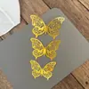 Papel Dorado Mariposa de Doble Cara Decoración para Pastel Pastel de Cumpleaños Decoración para Pastel Adorno para Pastel Adorno para Pastel Adorno para Hornear