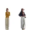 Tênis de treino alemão estilo mãe de uva com aumento de 4cm de altura para mulheres, tênis esportivo casual com cadarço e solado grosso em color block da moda